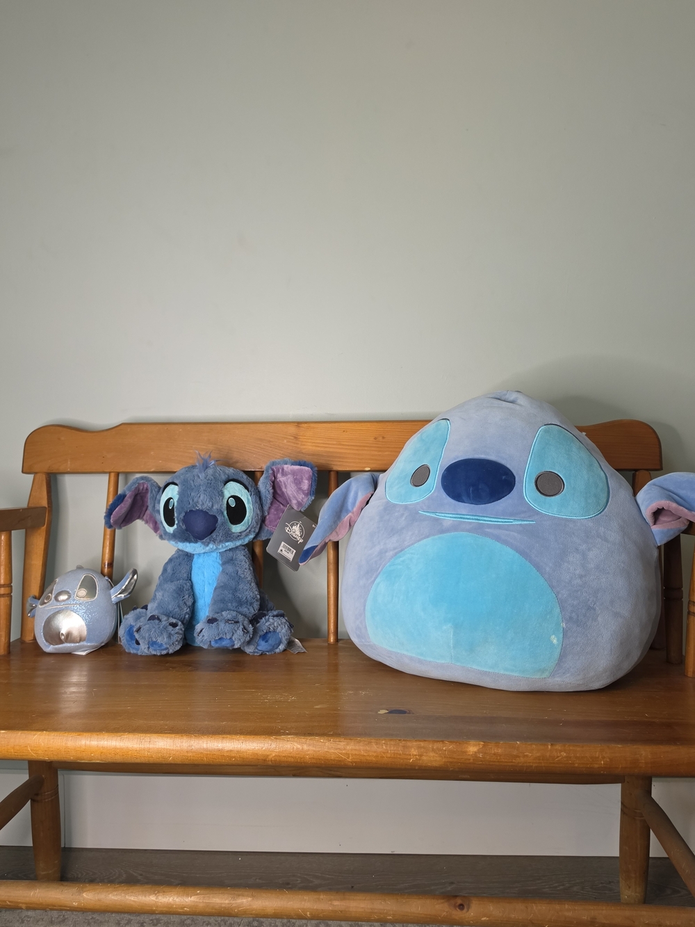 Disney Stitch Plush Lot of 3 - 14" Squishmallow, Tagged Plush & Shimmer